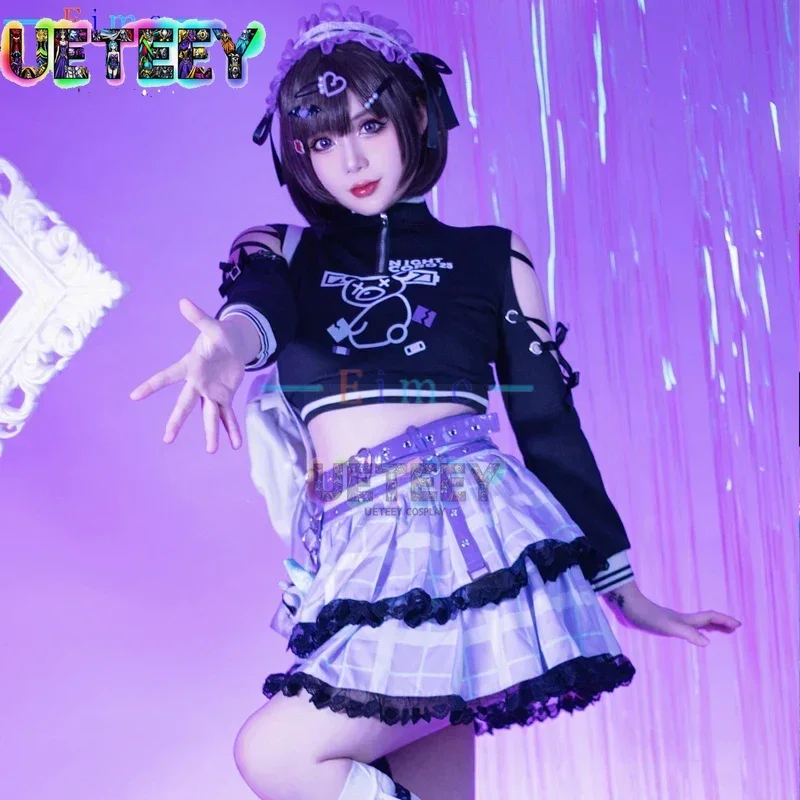 

UETEEY COS PJSK 25Hours Shinonome Ena Cosplay Costumes Game Cosplay Party Suit With Bag Uniforms Custom Made