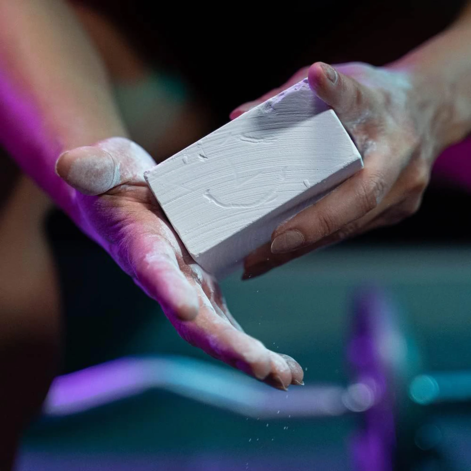 1個入り炭酸マグネシウムブロック、プロ仕様ホワイトジムチョー - Gym Chalk Block Grip のレビューと価格