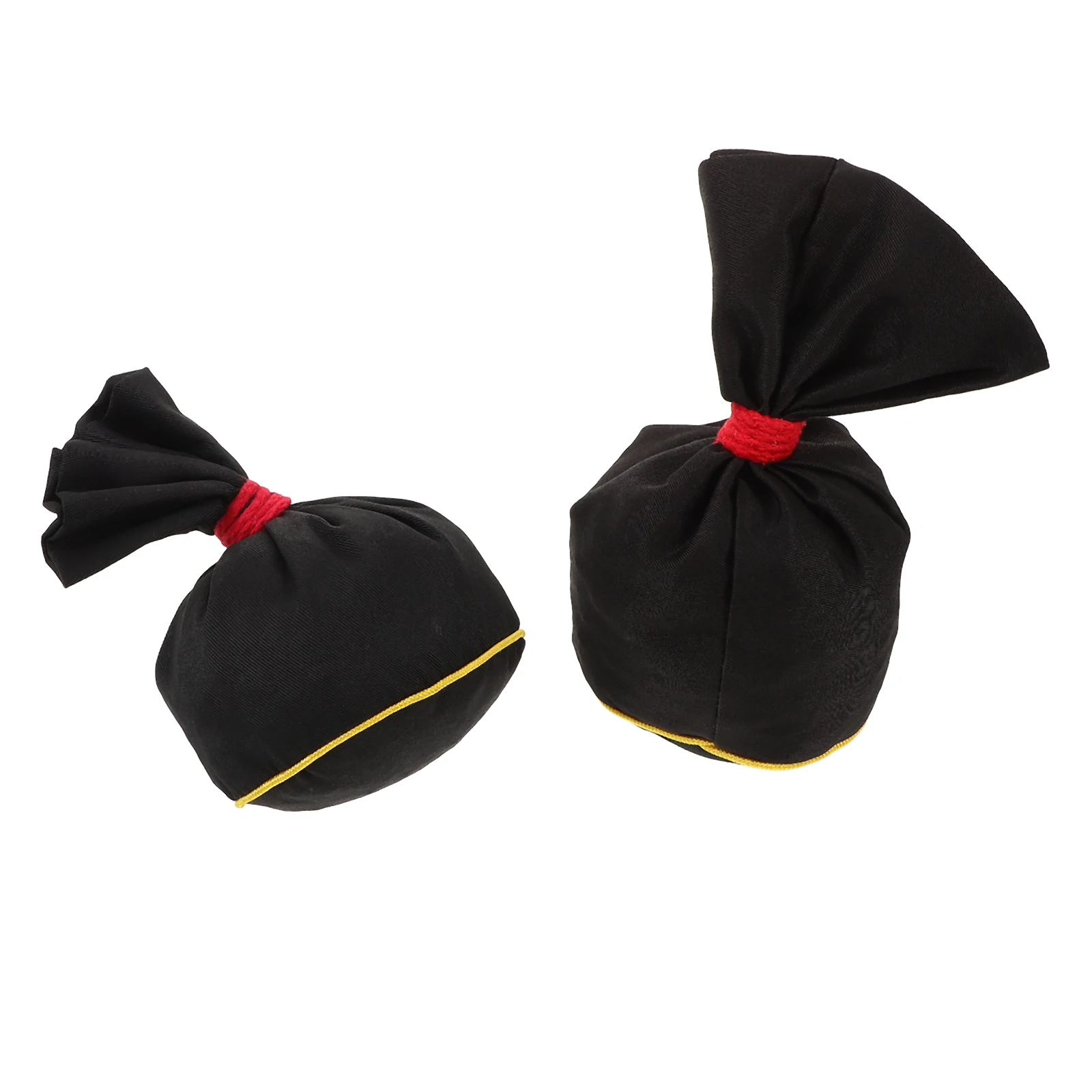 

2Pcs Therapy Pack Black Acupressure Massage Balls Portable Bath Compress Warming Bag Pouch