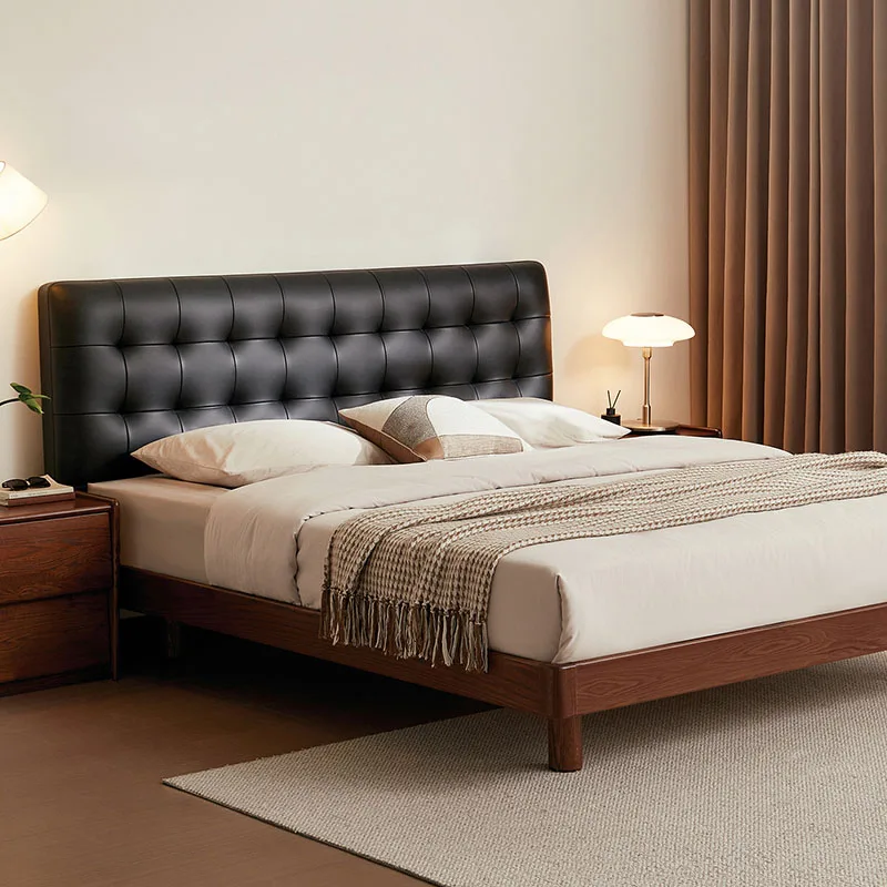 

Cheap Comfortable Bed Safe Sleeping Space Saving Design Modern Aesthetic Bed Large Size Letto Matrimoniale Room Decorations