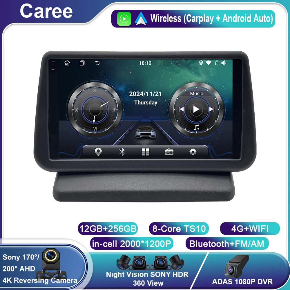 Autoradio Android 15 pour Nissan Note 2005-2012 Carplay Auto GPS Navigation stéréo QLED 4G WIFI BT unité principale multimédia No 2DIn