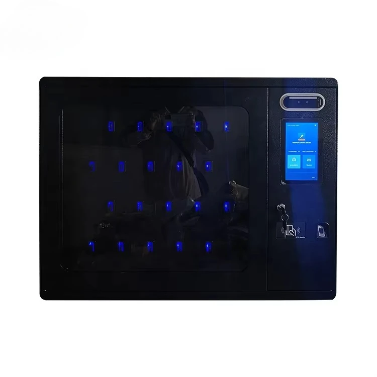 Yinlong Hotel Apartment Smart Key Locker Secure Smart Key Management System Locker Card/Fingerprint Electronic Lock Locker