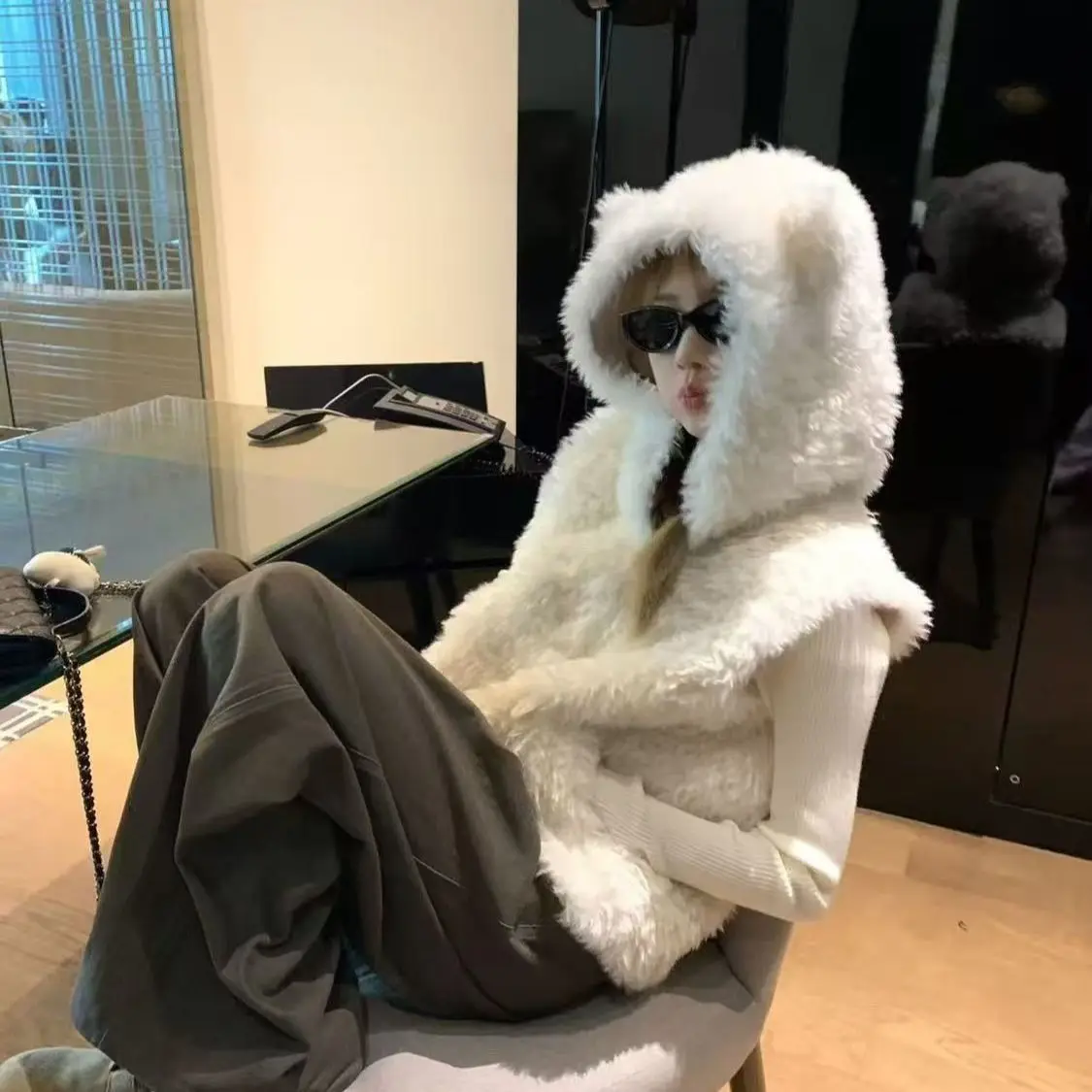 

Vests Waistcoats Thick Womens Vintage Autumn Corduroy Button-Down Preppy College Inspired Breathable Youthful Chic Layered Retro