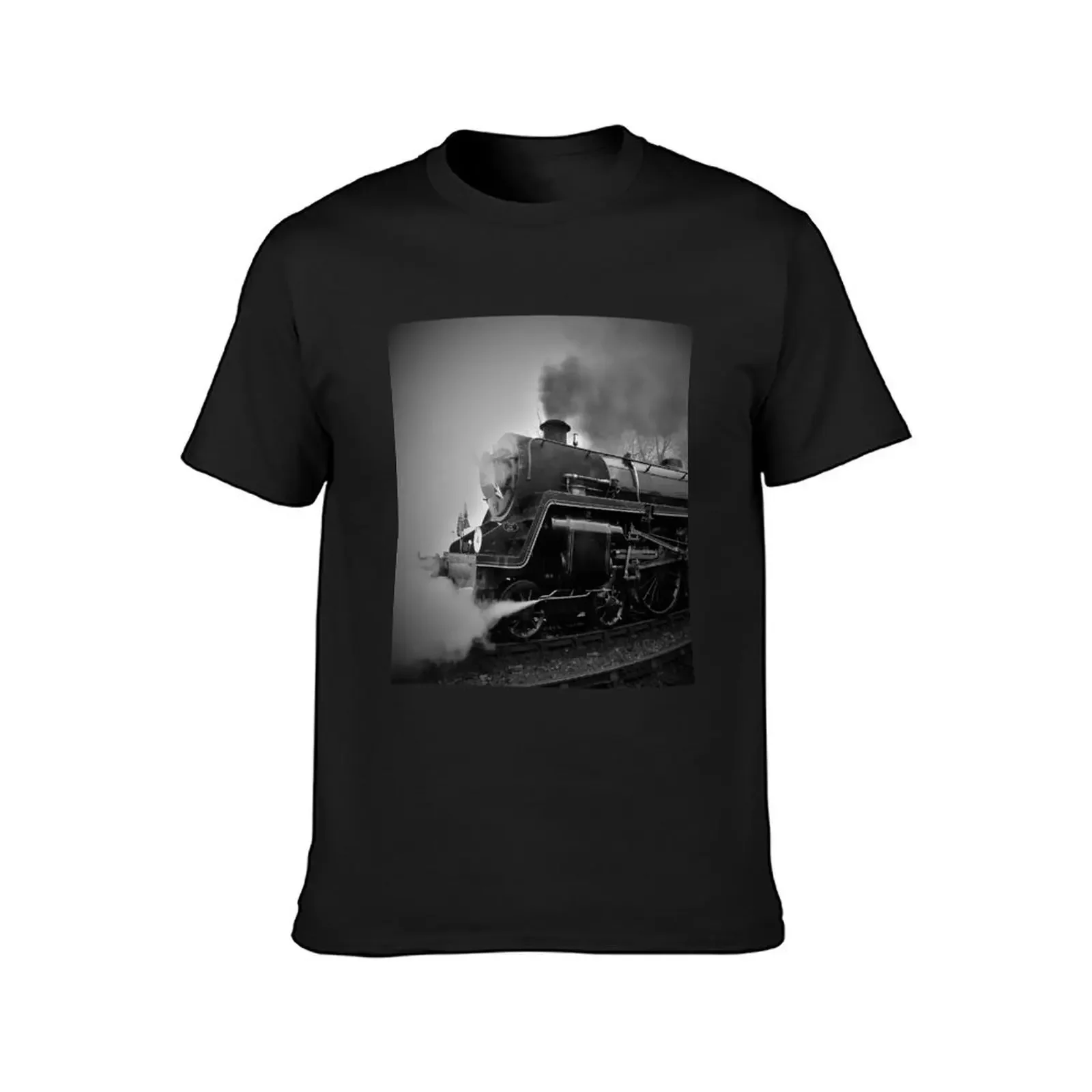 Golden Arrow Steam Train Bluebell Railway T-Shirt oversized anime tshirt mens graphic t-shirts anime