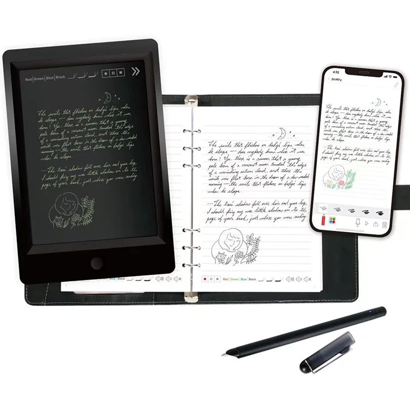 

Long Standby Time Cloud Synchronized Handwriting Recognition Smart Pen And Notebook Writing Set