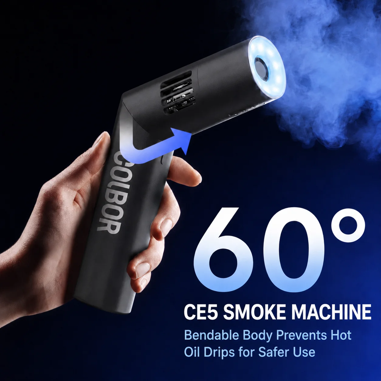 Photography Lighting Wireless - COLBOR CF5 40W Nebelmaschine Tragbarer Handheld-Rauchgenerator