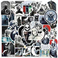 10/30/50pcs Disney Marvel Superhero Moon Knight Movie Anime Stickers Laptop Skateboard bagagli Car Cool Sticker decalcomania giocattolo per bambini