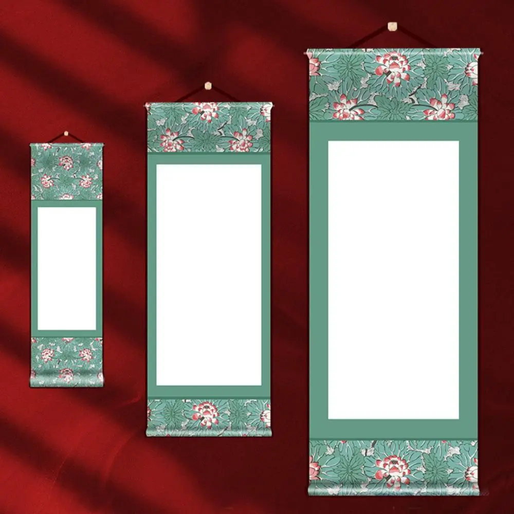 

Painting Drawing Paper Vintage Rice Paper Scroll Chinese Style Self-made Gifts Blank Hanging Blank Scroll Handcrafts Hand-rolled