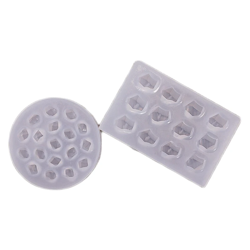 

Gems Stone Resin Molds Epoxy Resin Casting Molds Fondant Cake Decorating Tools Keychain Charms Resin Silicone Moulds