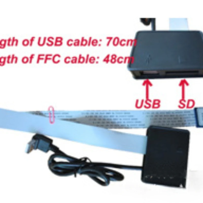 USB+SD Card Extension Cable GPS Navigator Adapter Cable