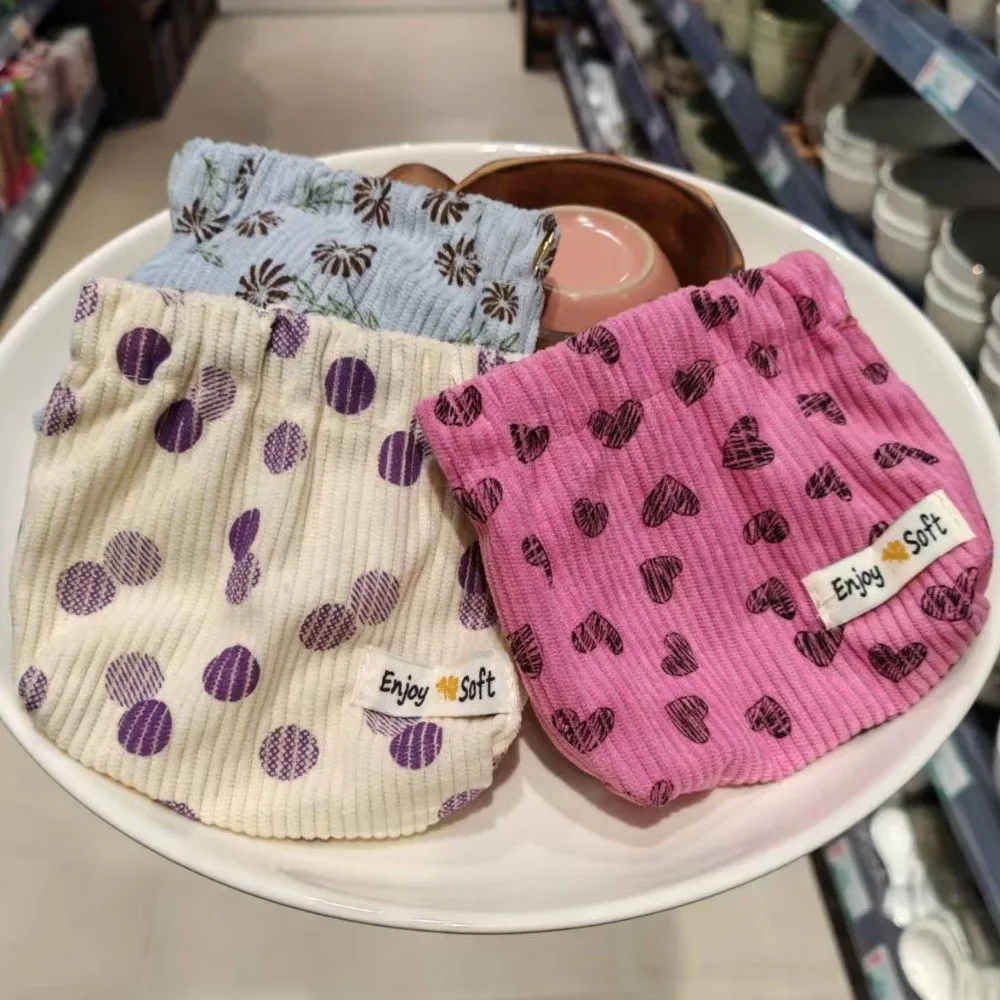 حقيبة شظايا صغيرة جديدة سروال قصير حقيبة تخزين ناعمة حقيبة سماعة الأذن منديل صحي