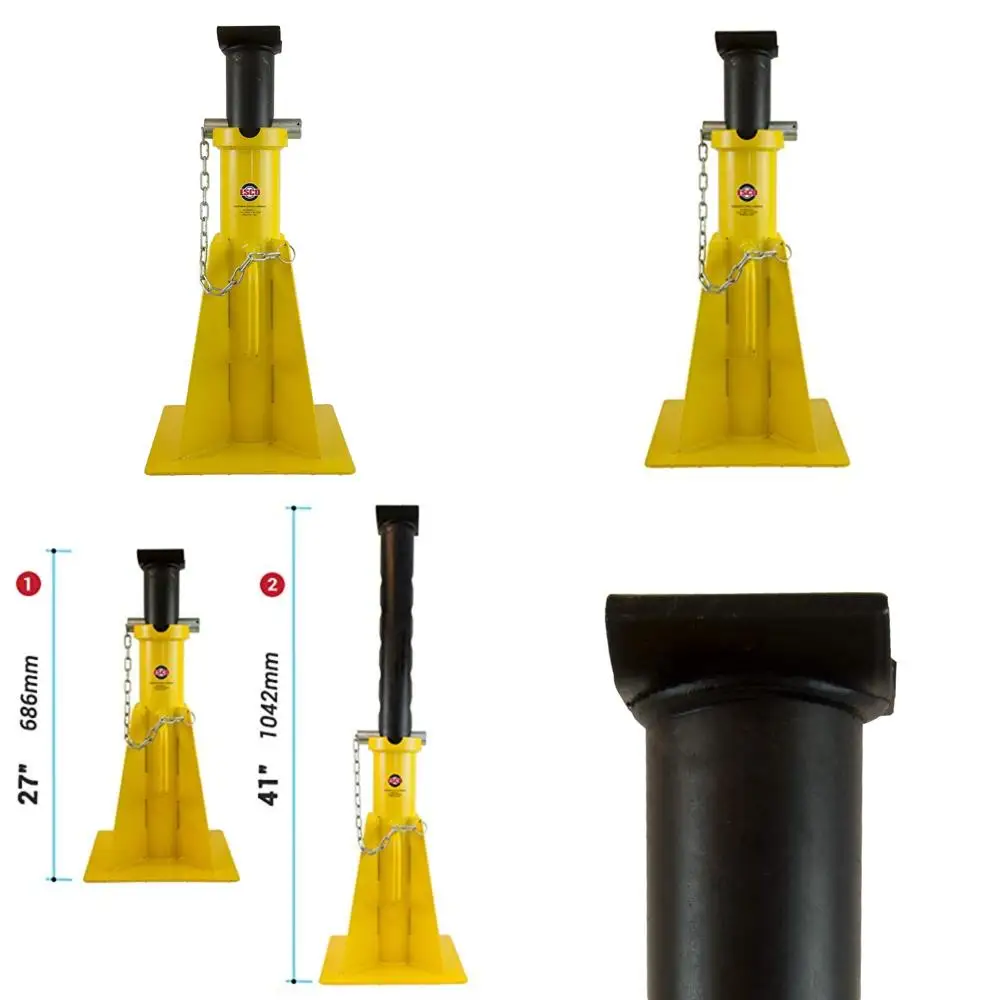 

Heavy Duty Tall Jack Stand 25 Ton Capacity for Heavy Equipment and Vehicles