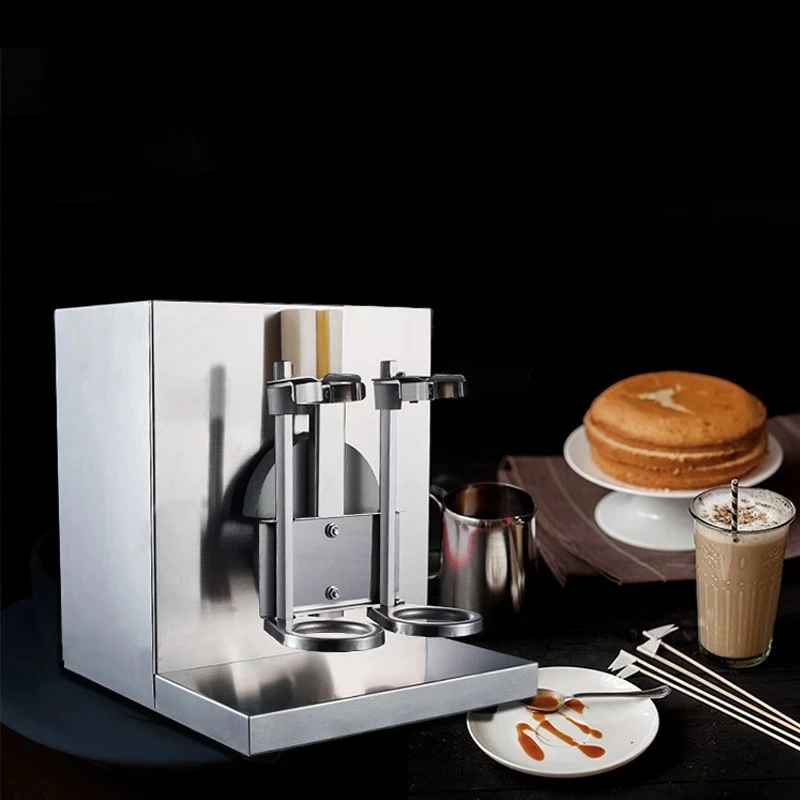 Commercial Double Head Bubble Boba Tea Beverage Milk Shaking Machine Shaker 220V 400r/min Food Processors LJY120-2