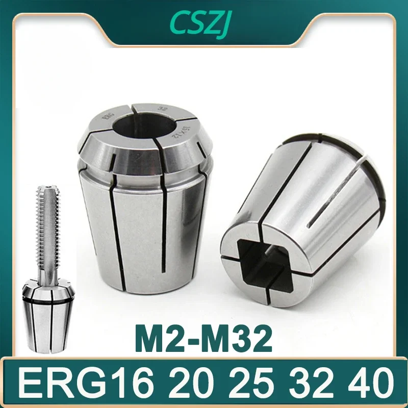 

ERG16 ER20 Tap Collet ER Tapping Collet Taps ERG32 ERG16 ERG20 ERG25 Square Tapping ER Collet ISO JIS Type Machine Milling Tools