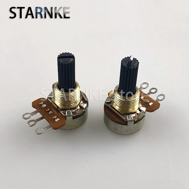 1PCS SN-10621 16 Type B500Ω 3-Pin Single Potentiometer Threading Hole Pin Flower Shaft Length 20mm