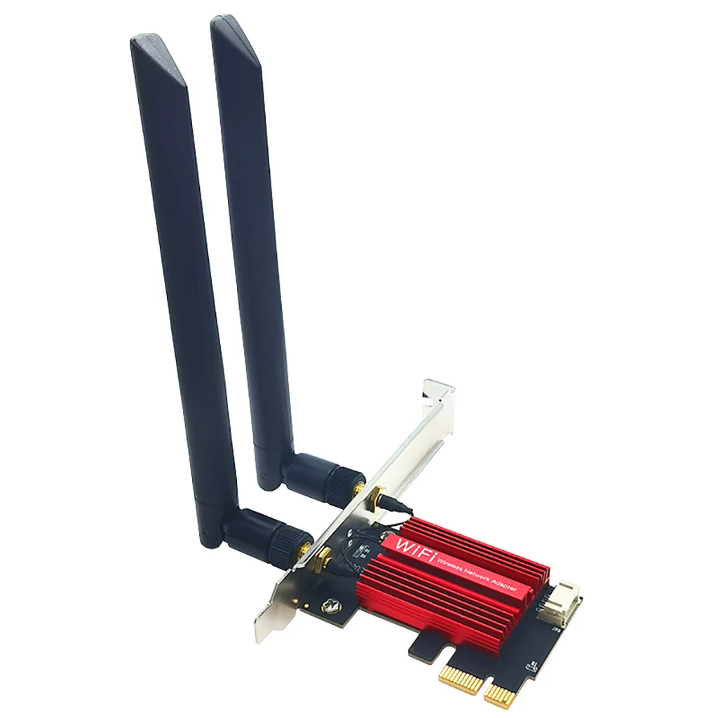 Tarjeta de red inalámbrica PCI-E WIFI 5 de 1200Mbps, antena de banda Dual de escritorio, adaptador compatible con Bluetooth, 2,4G, 5G, 7260AC