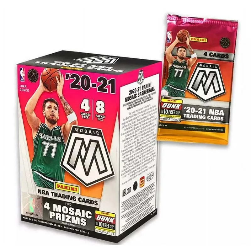 

Panini 2020-21 Mosaic Blaster Box Basketball Sealed 4 Cards Per Pack 8 Packs Per Box 2020/21