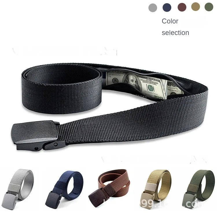 120cm Outdoor Hiding Belt Multifunction Belt Waist Bag Portable Hidden Private Money Strap Belt Wallet Waist Pack Unisex Secret