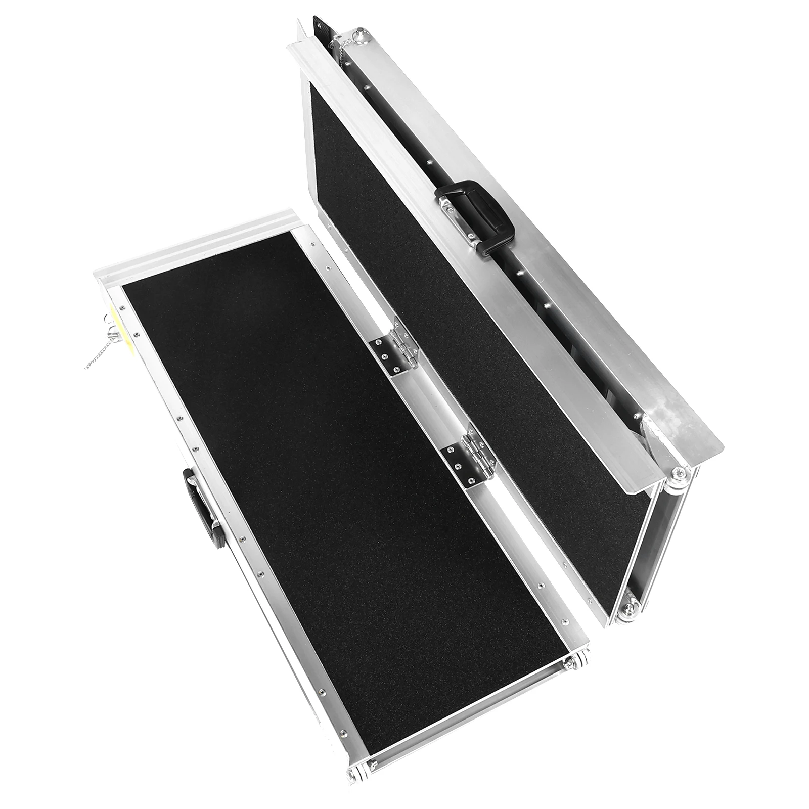 

Portable Wheelchair Ramp Folding Non-Slip Aluminum Door Threshold Wheelchair Ramp for Home Steps Stairs Entry Threshold Doorways