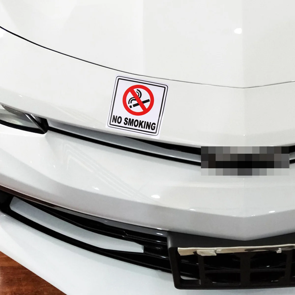 

10pcs 14X14Cm No Smoking Sticker Waterproof Sun Resistant Pet Car Bumper Decal For Auto Window Door Smooth Surfaces Traffic