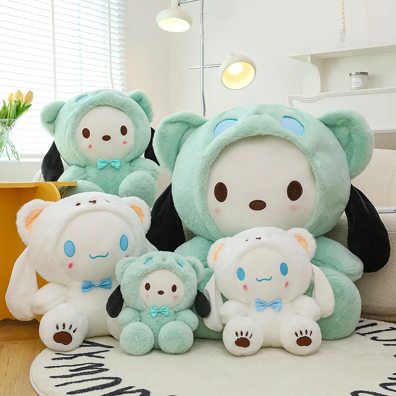 Sanrio Cinnamoroll Pochacco Pluche Pop Speelgoed Schattig Kawaii Zacht Knuffel Gevuld Pop Meisje Verjaardagscadeau Kussen Mooie Anime Pluche