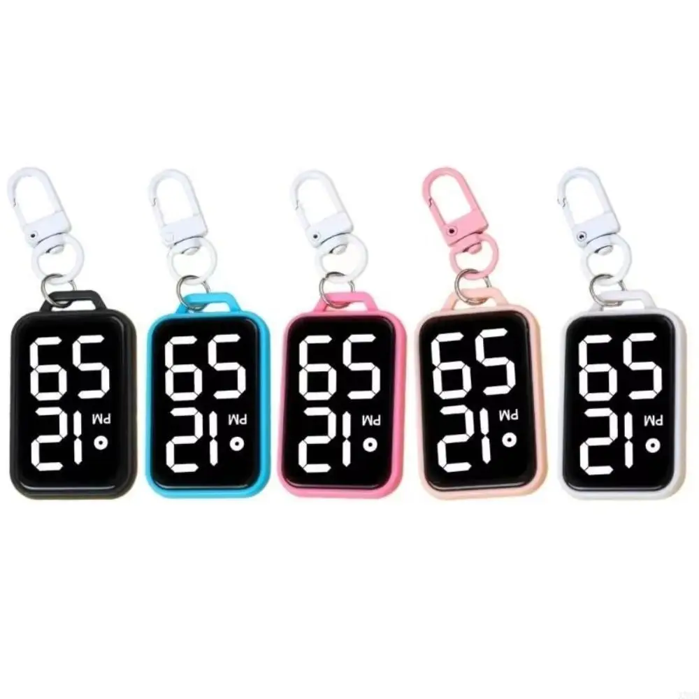 Digital Display Electronic watch Pocket-Sized One-Button Operation Digital Display Watch Bright LED Lighting Portable