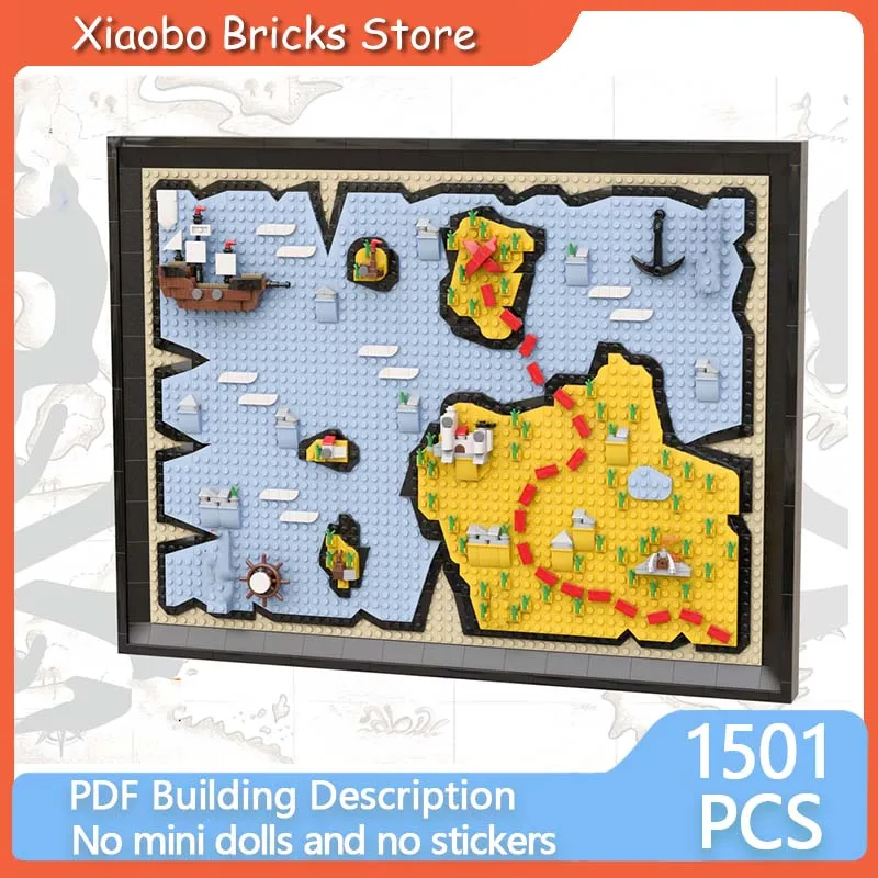

Popular Game Model MOC Building Bricks Pirate Navigation Map Modular Technology Gifts Holiday Assemble Children Toys Suit