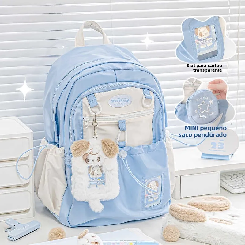 rosyposy-dstring-student-lightweight-high-aesthetic-pain-bookbag-girls-cr-color-large-capaci-double-oulder-bag