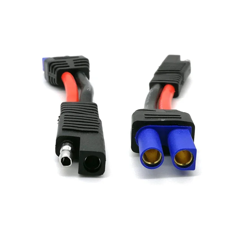 DIY EC5 Female Plug / Male Plug Connector To SAE Power Automotive Adapter Cable Wire