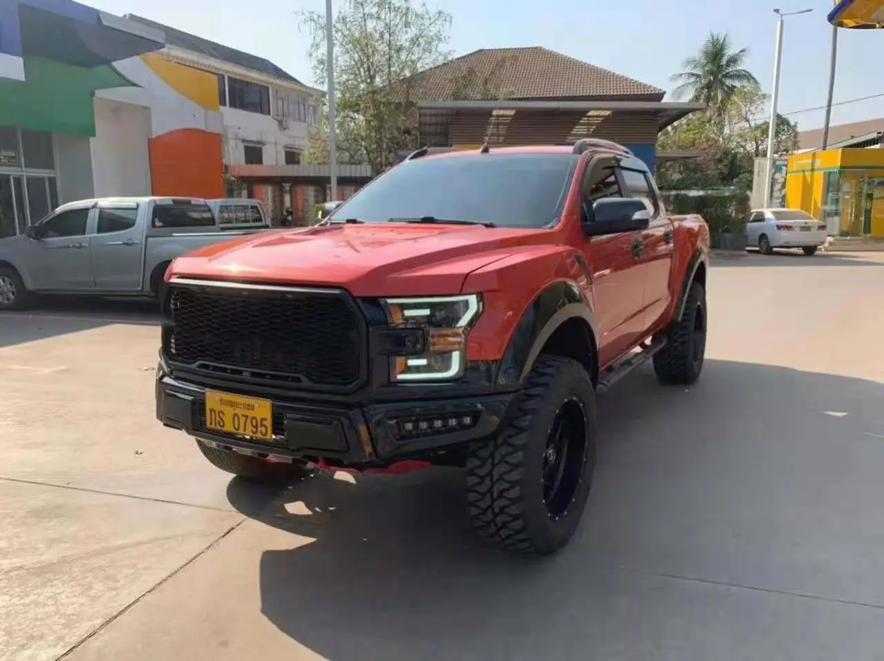 Car Body Kits Promote Facelift Old to New Car Bumpers for Ford 2012-2021 RANGER T6 T7 T8 to F150 BODY KIT