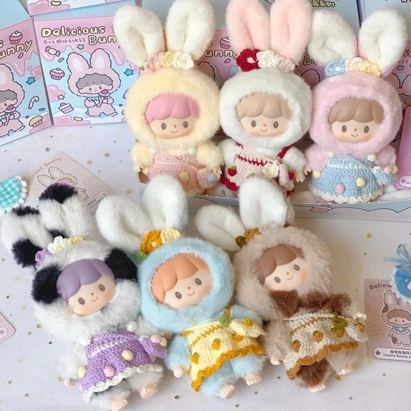 

Delicious Bunny Series Vinyl Plush Doll Bunny Anime Action Figure Cute Rabbit Girls Collectible Model Toys Kid Surprise Gift Toy