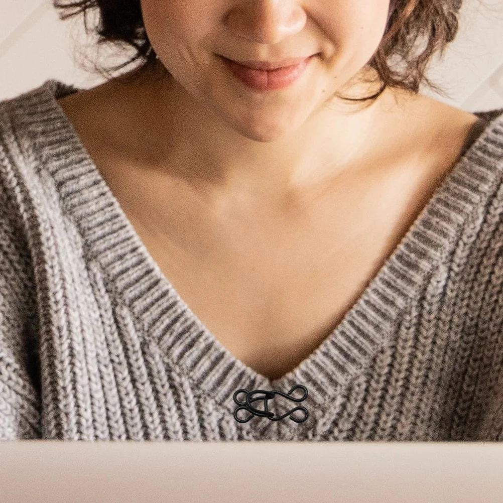 

100Pcs Durable Metal Sewing Hook and Eye Invisible Closures for Bra Dress Skirts Pants DIY Sewing Supplies Toggle Clasps Hook