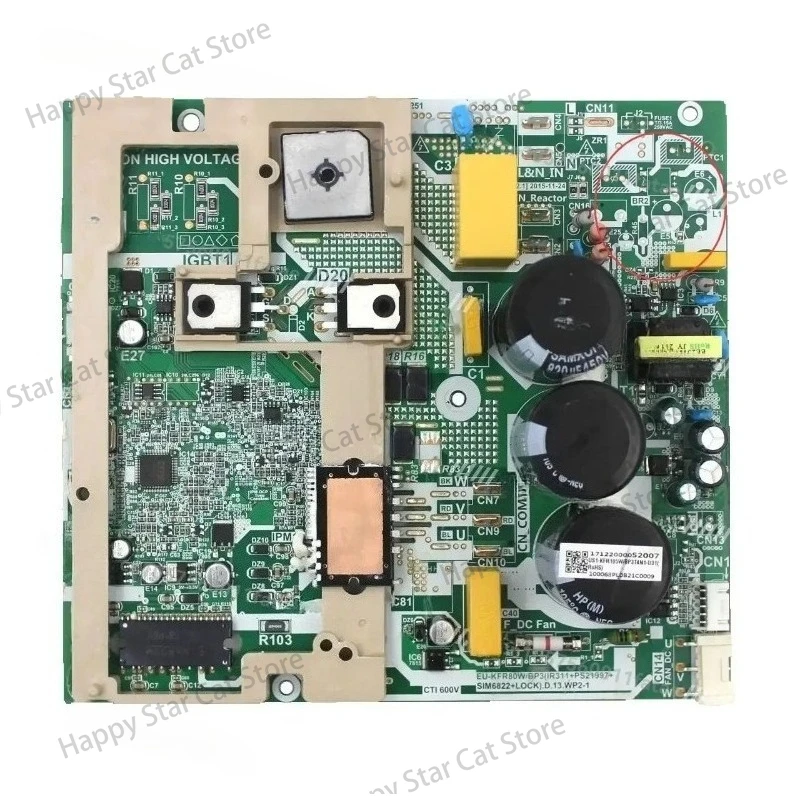 100% brand new Suitable for Frequency Conversion Board EU-KFR80W/BP3 (IR311+PS21997+SIM6822+LOCK).D.13.WP2-1