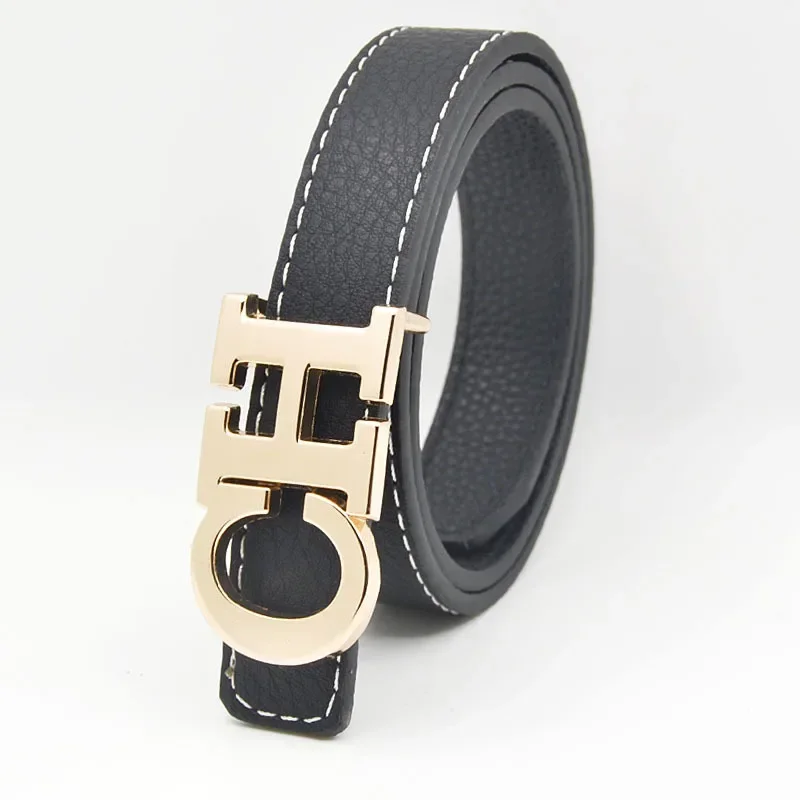 Belts Fashionable and Popular Letter Buckle Real Leather Versatile Jeans Decoration Men\'s and Women\'s  designer belt