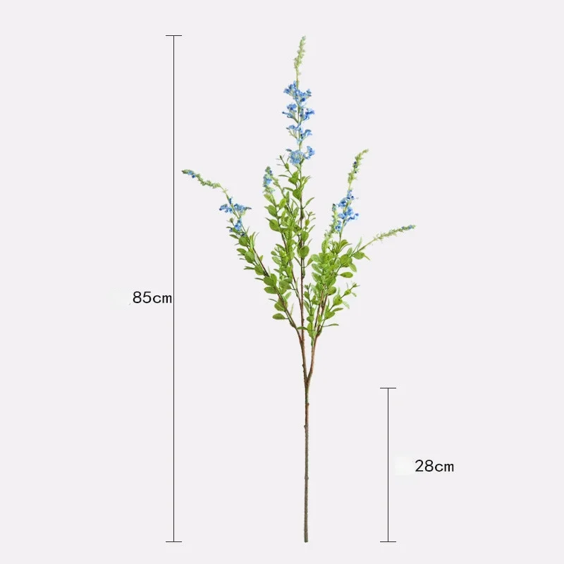 4pcs Simulation Sage Plastic Fake Flowers Green Plants Wedding Decor Artificial Plant Yellow Saxifolia Flower Hotel Decoration