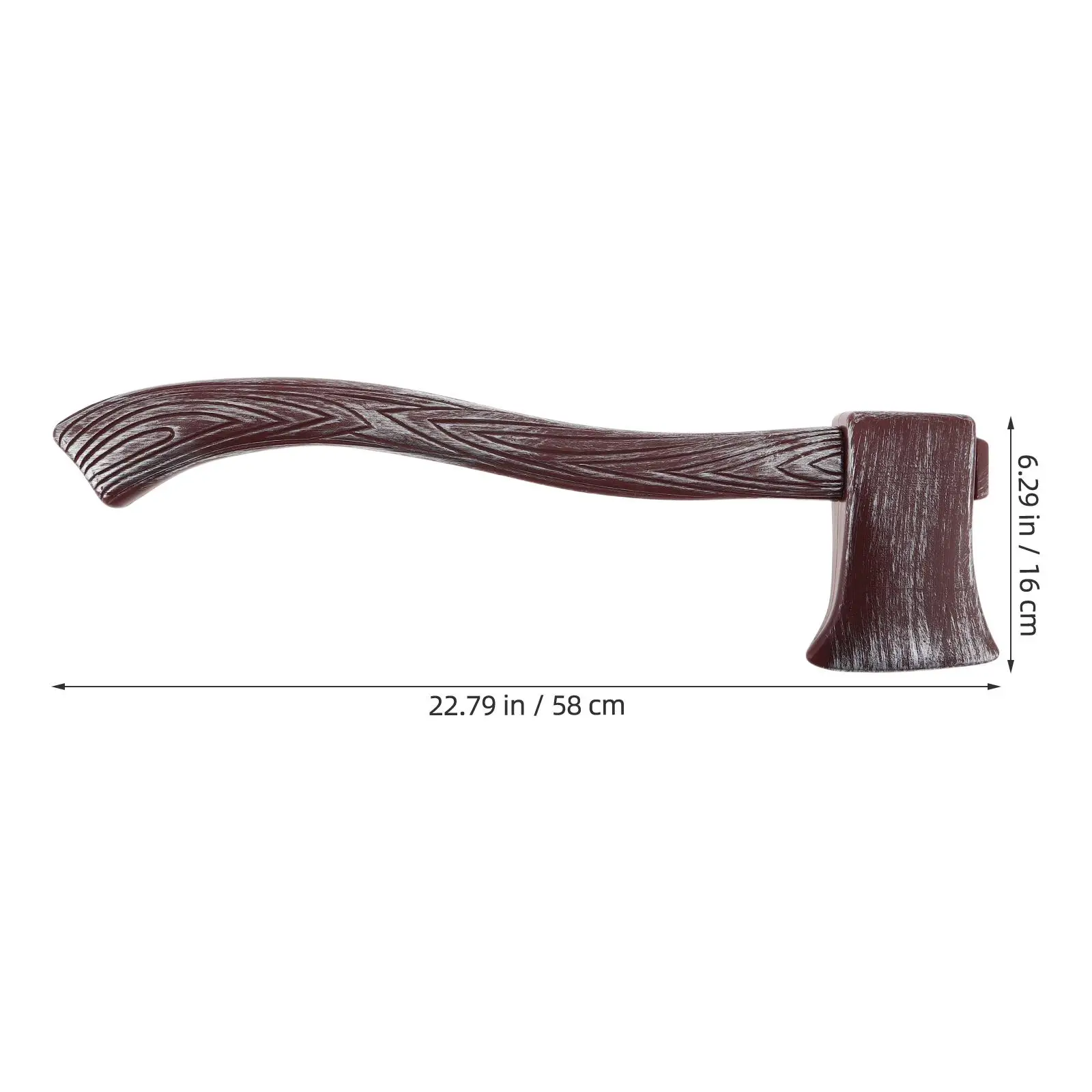 1pc Plastic Axe Props Halloween Decorative Big Axe Lumberjack Costume Cosplay Pirate Axe Dance Stage Performance Props