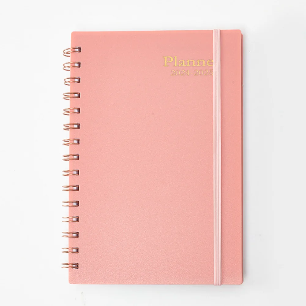 2024-2025 A5 Monthly Planner Notebook Weekly Agenda Routines Notebook For 18 Months Time Management Journal Stationery Supplies