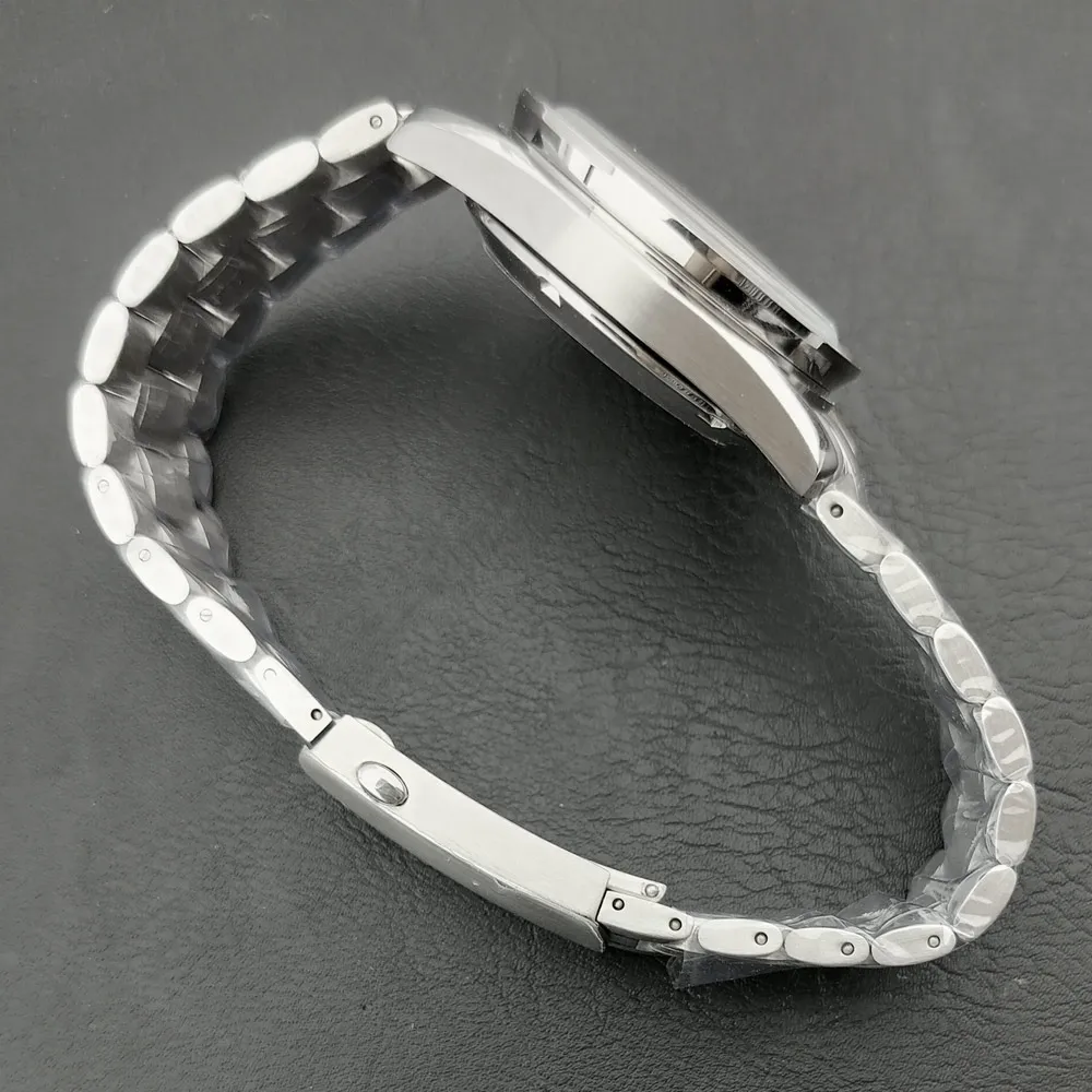 39,7 mm Durchmesser Herren-Uhrengehäuse geeignet für VK-63 Uhrwerk, wasserdicht, geeignet für 20 mm Armband, Uhrenzubehör, 5 bar – Detail 3
