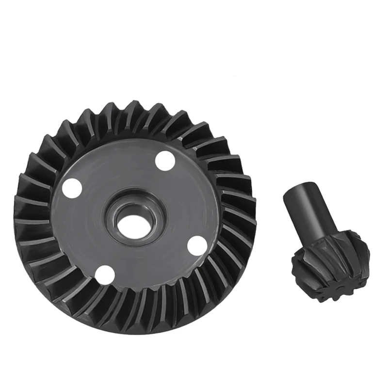 1 PCS 30T/10T Steel Differential Drive Gear + Helical Bevel Gear Black Metal For MJX Hyper Go 14210 14209 16207 16208 RC Part