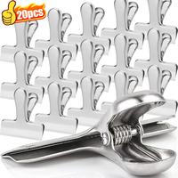 Metal Food Sealing Clip Bread Coffee Food Bread Bags Storage Clips School Office Paper Clamps Home Kitchen Gadgets Wholesale