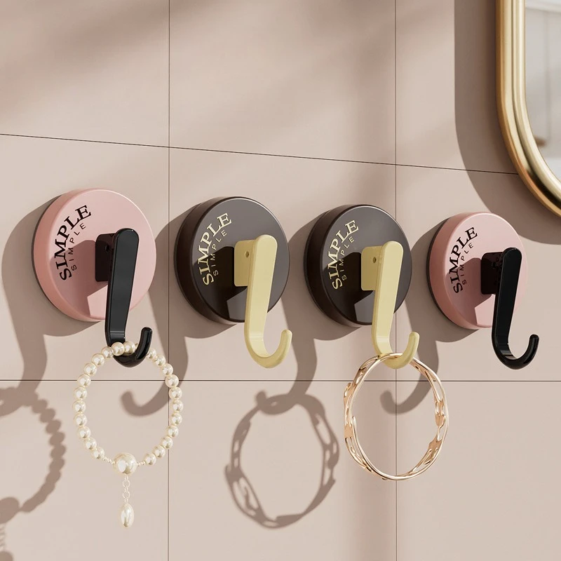 Vacuum Suction Cup Hook High Value Wall Adhesive Hook Washable Removable No Punching Non-marking Suction Cup Hook