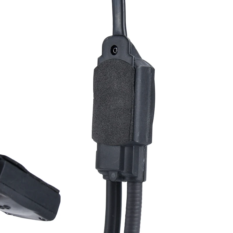 Wadsn tático u94 ptt 7.0 cabo plug adaptador de fone de ouvido para walkie talkie tyt f8 ipsc acessórios rádio motorola kenwood