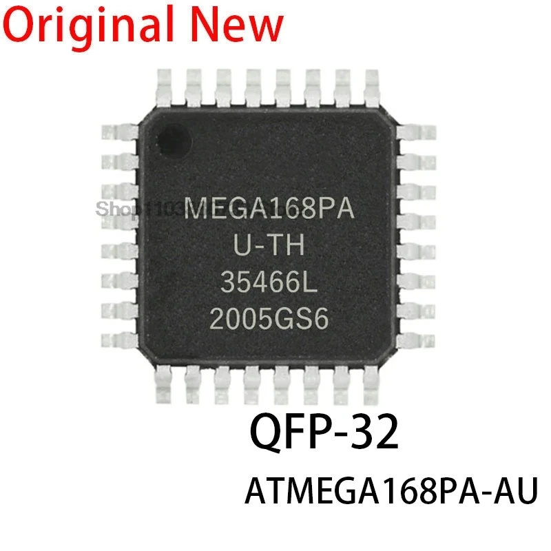 1PCS New and Original ATMEGA 168PA-AU QFP32 ATMEGA168PA AU TQFP-32 AT MEGA168PA-AU QFP-32 ATMEGA168PA-AU