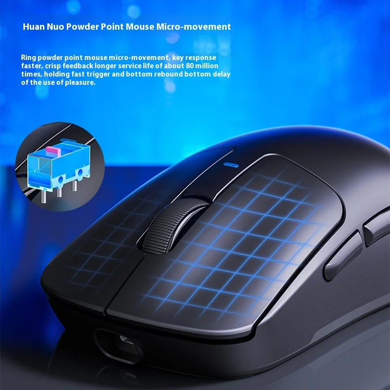 AULA Sc680  Mouse Wireless 8K Paw3395 Sensor Tri Mode Bluetooth Ergonomics E-Sports Gaming Mouse PC Gamer Accessories