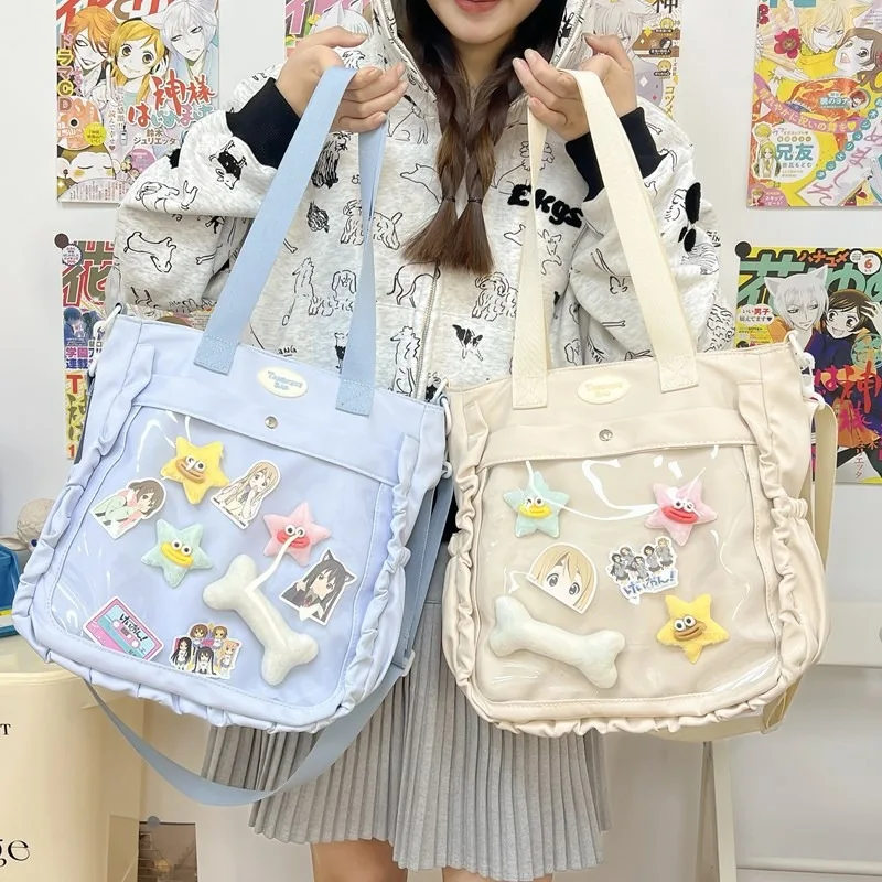 

Корейская женская сумка-мессенджер, простая многофункциональная женская студенческая сумка в студенческом стиле, большая вместимость, портативная, на одно плечо, по диагонали