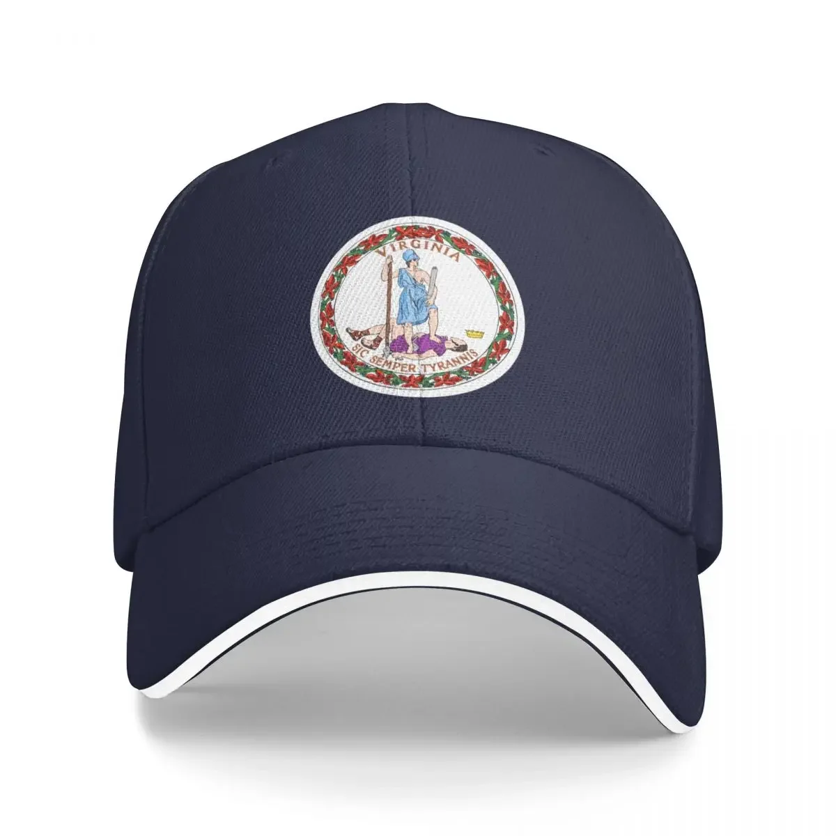 

The Virginian (Flag of the State of Virginia) Cap Baseball Cap kids hat Hiking hat Golf hat man for men Women's