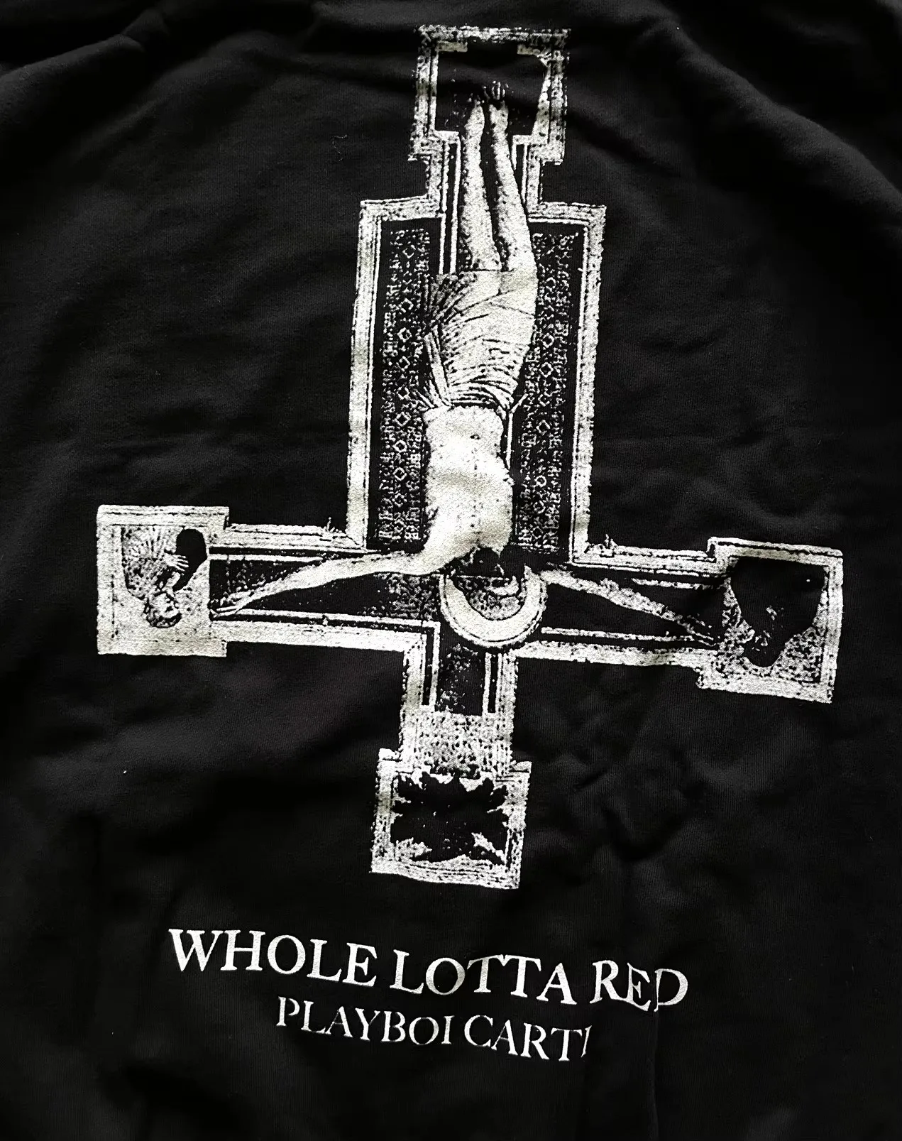 New Luxury 2022 PLAYBOI CARTI WHOLE LOTTA Red Vamp Pullover Hoodies Hoody hooded Sweatshirts velvet Cotton Thick Fleece US R19