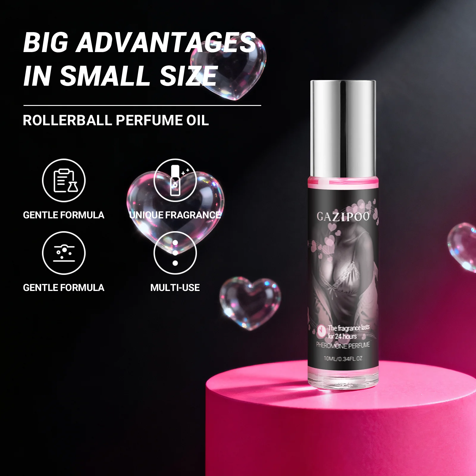 10 مل عطر فروتي فلورال أو دو: كمثرى مقترنة مع جيستي برغموت لتويست طازج، مدور من اللطيف الناعم