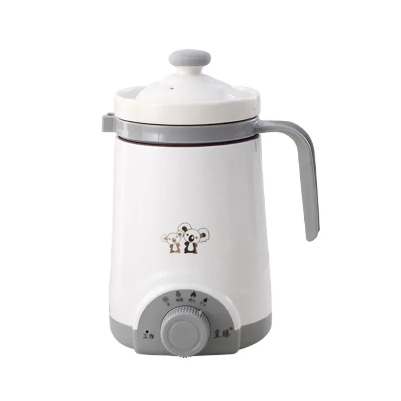 Mini Electric Thermal Kettle Ceramics Water Heating Cup Milk Boiler Noodles Porridge Stew Pot Baby Food Slow Cooker Teapot 220V