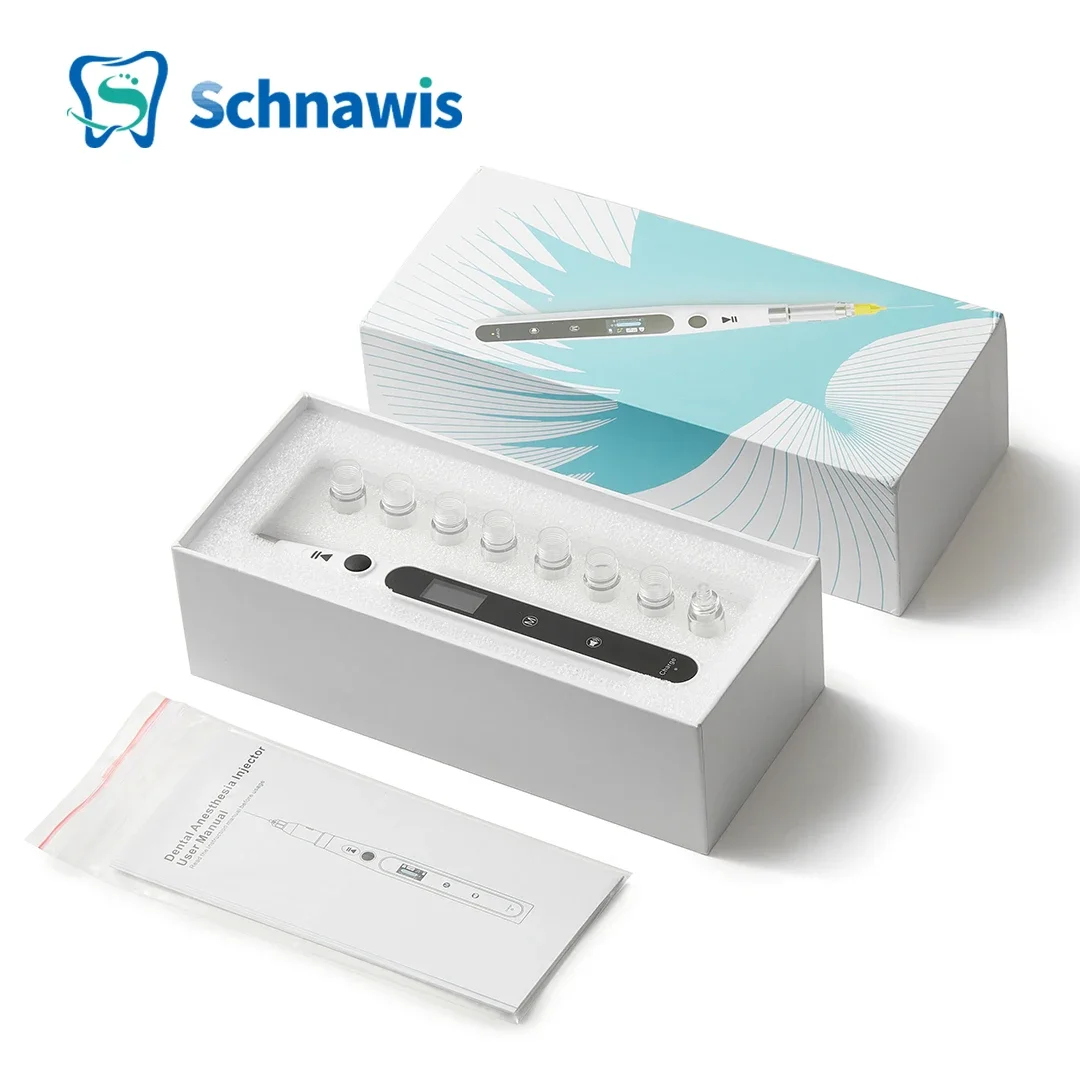 

Schnawis Dental Anesthesia Injector Painless Electric Wireless Local Anesthesia with Operable LCD Display Chargeable